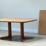 Danish Double Extending Oak Dining Table from Skovby, 1960s