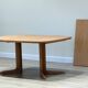 Table à manger en chêne double extensible danoise de Skovby, années 1960.