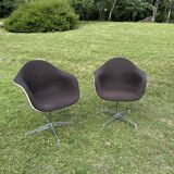 Pair of Eames armchairs