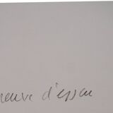 Pierre soulages: etching xii - original signed poster