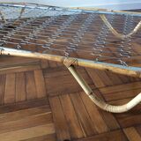 Rattan basket bed