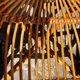 Vintage rattan armchair