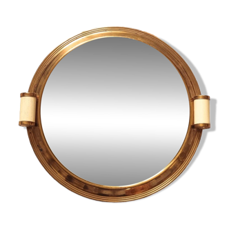 Large art deco mirror tray