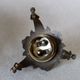 Antique Art Nouveau Glass Lampshade, Glass Globe, with Brass Holder