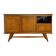 Vintage French modernist sideboard in oak, 1950s design.