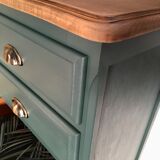 Chiffonnier 5 sage green drawers