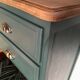 Chiffonnier 5 sage green drawers