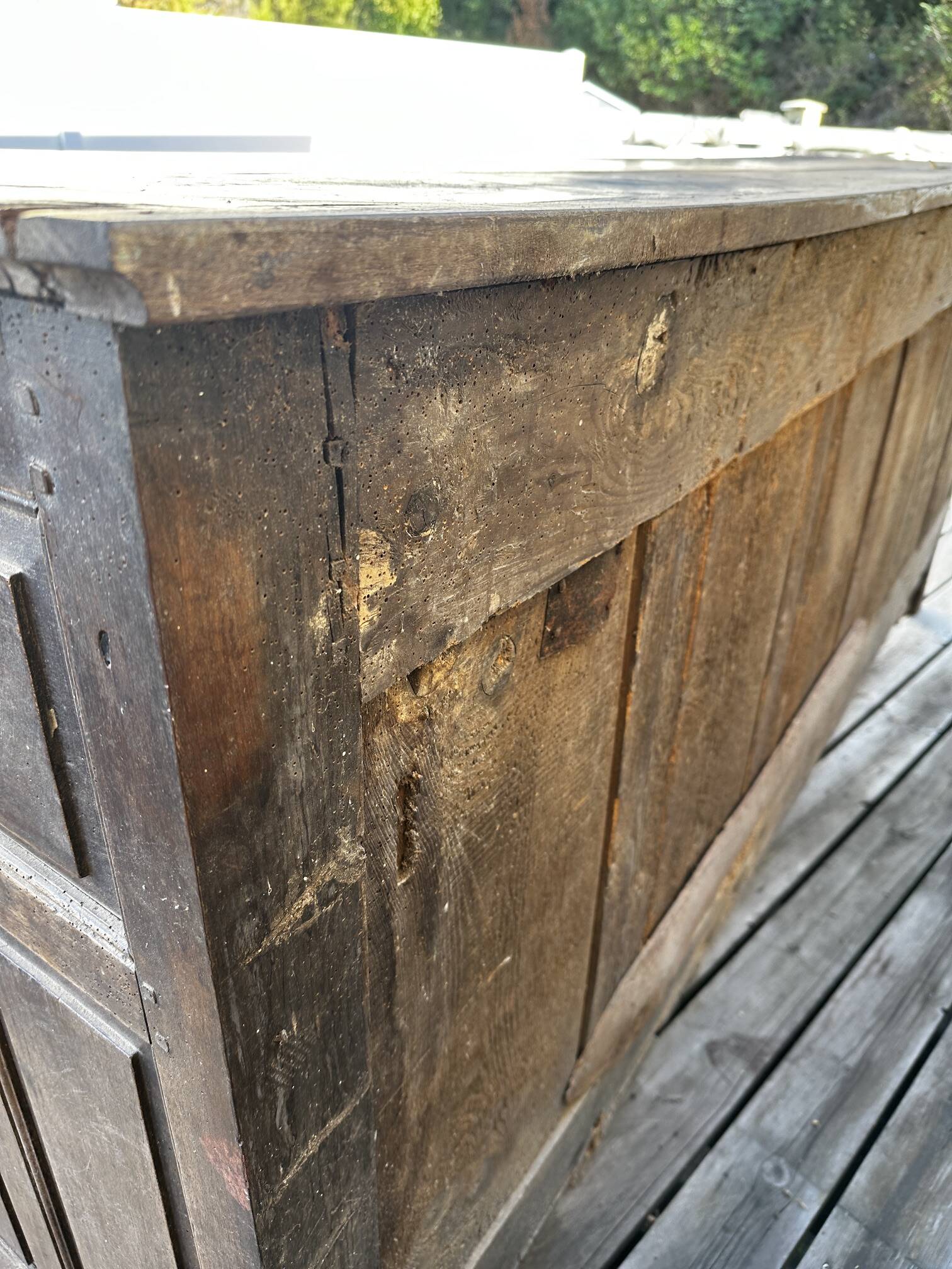 Eighteenth-century walnut enfilade
