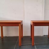 Pair of vintage coffee tables by Brodrene Andersen, Denmark 1960s