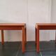 Pair of vintage coffee tables by Brodrene Andersen, Denmark 1960s