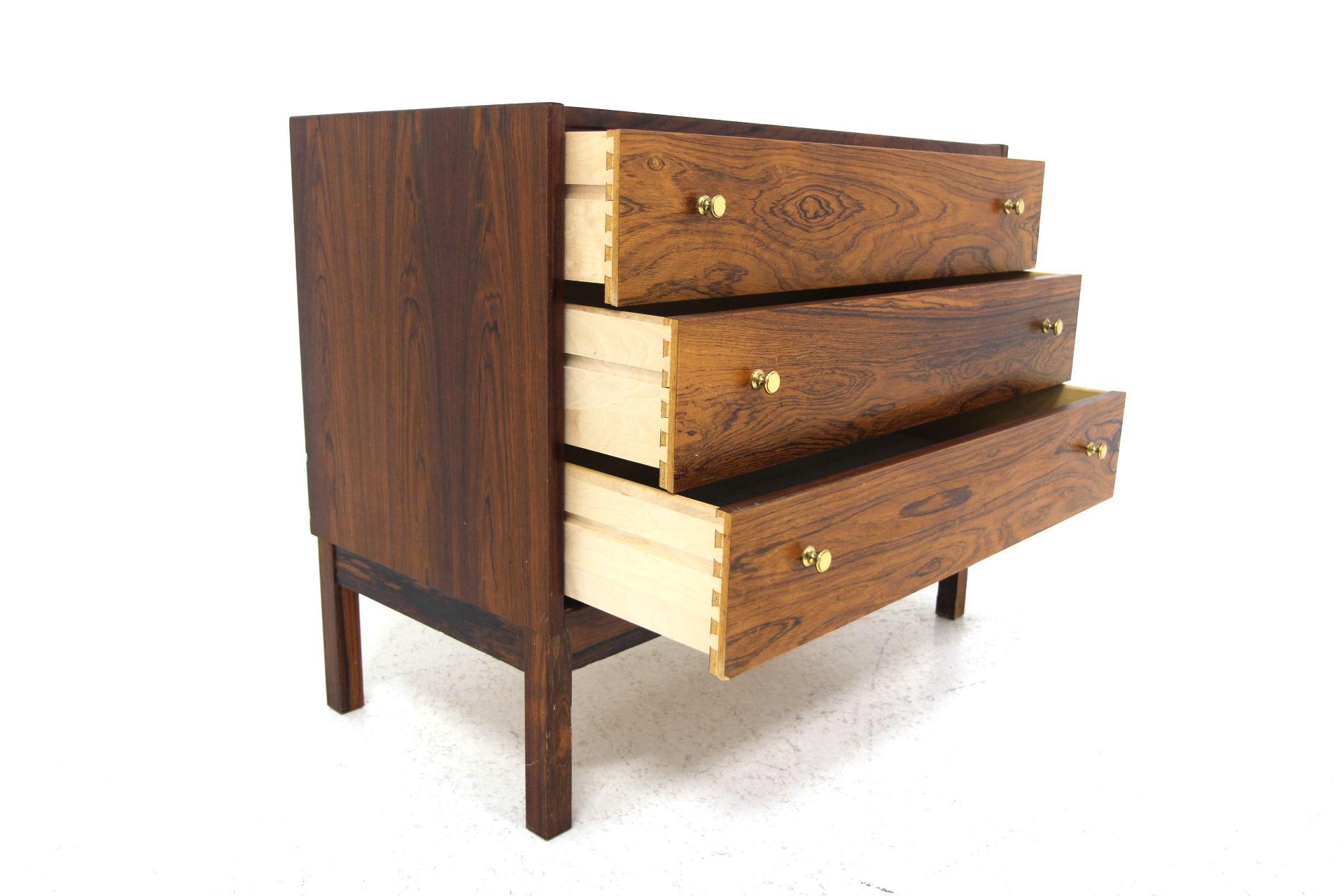 Scandinavian rosewood chest of drawers Sweden 1960