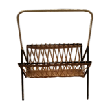 Magazine holders in rattan 70s