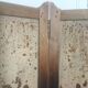 Old wooden screen