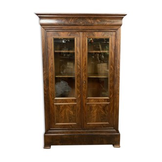 Parisian library louis Philippe in mahogany around 1830