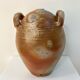 Large old vinegar jar in glazed stoneware