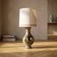 Vintage ceramic table lamp, Walter Gerhards lamp, 1970s