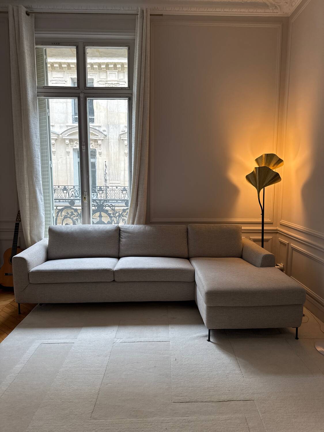 Canapé Gris convertible 3 places avec matelas Westwing