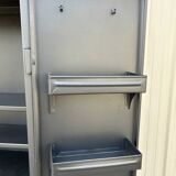 Metal kitchen cabinet, ball handles, 1950s