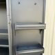 Metal kitchen cabinet, ball handles, 1950s