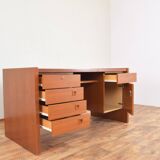 Mid-Century Danish Teak Desk, 1980s.