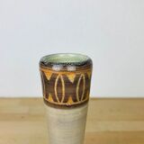 Michel gorgeon ceramic vase in vintage vallauris