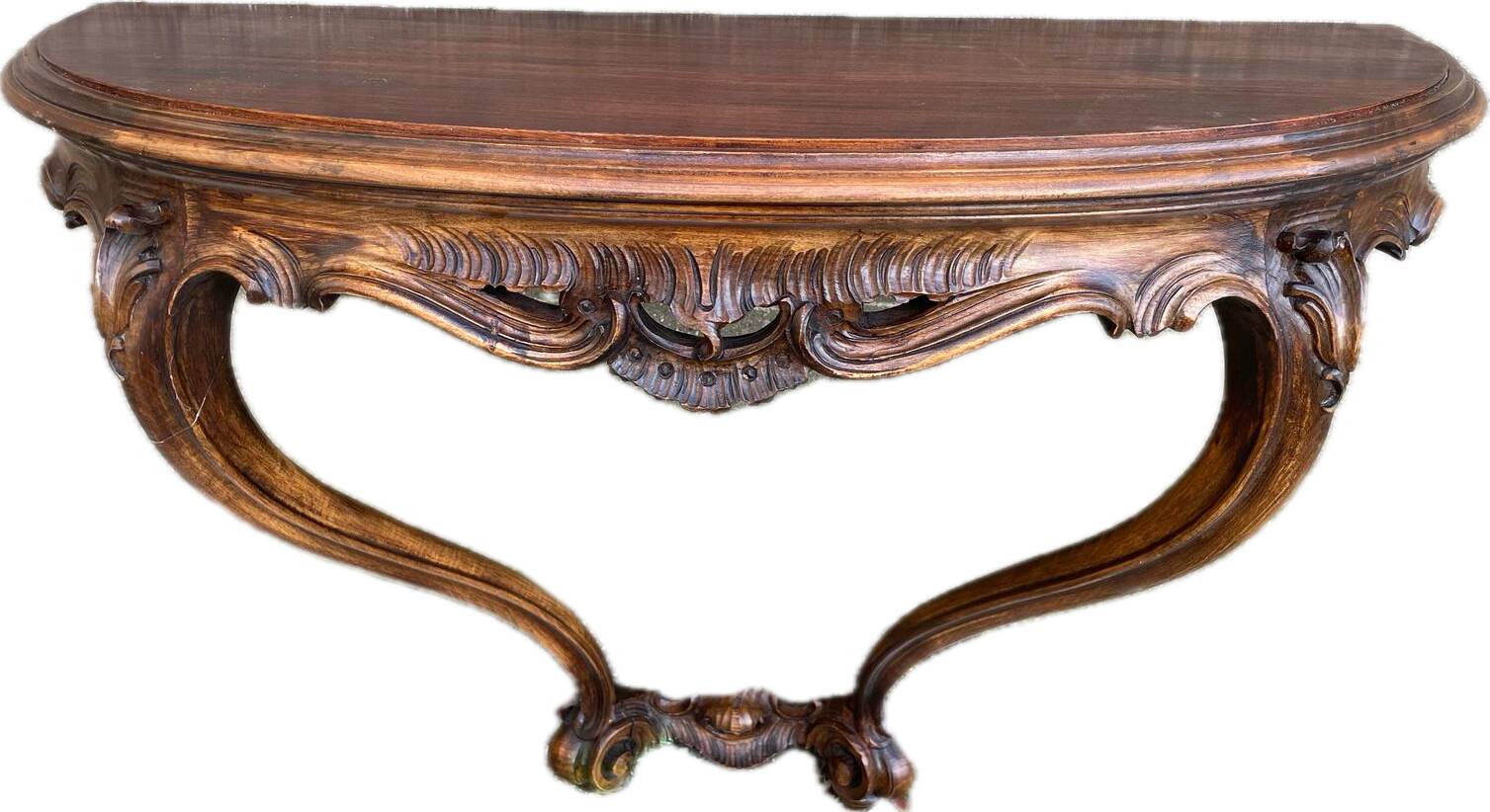 Louis XV Rocaille style console