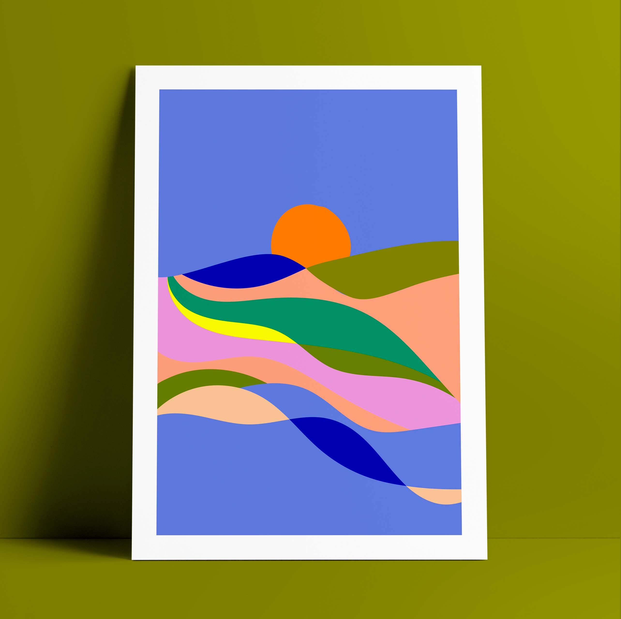 The Waves 2 - art print (A3)