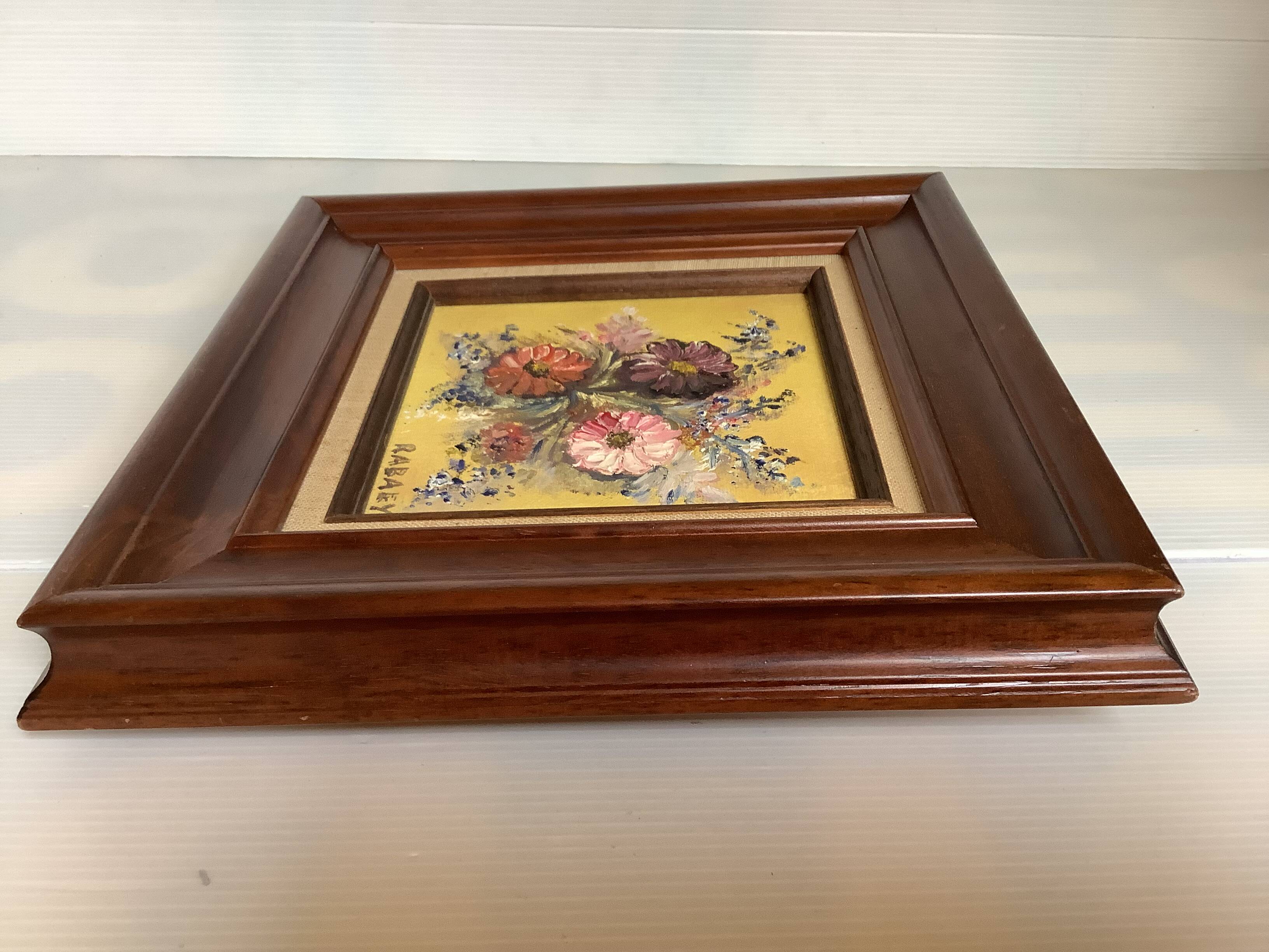 Rabaey bouquet of flowers oil painting on canvas