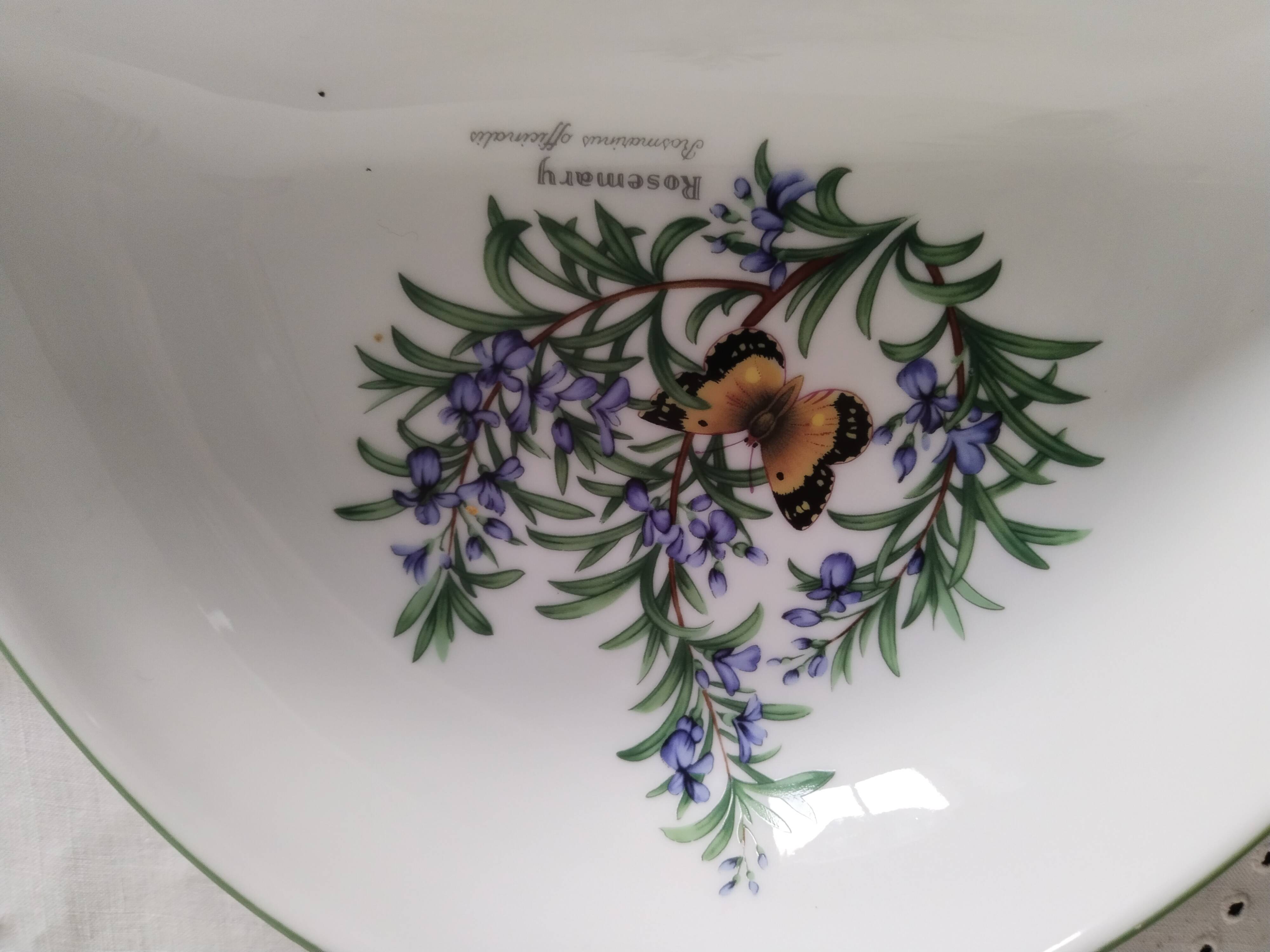 Royal Worchester Herbs English Porcelain Dish