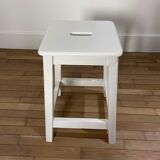 Vintage painted wooden stool