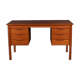 Retro Danish Mid Century Danish Teak Desk By Bent Silberg Mobler