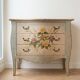 Multicoloured shabby chic wooden dresser set