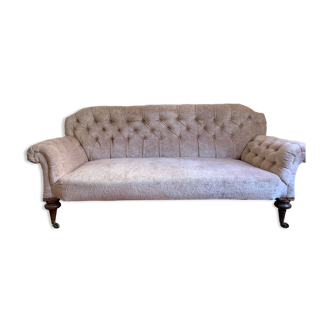 Upholstered velvet sofa 19th century