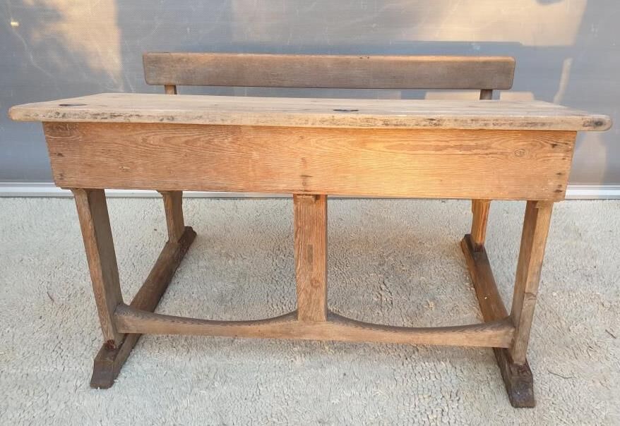 Kindergarten desk sled double desk
