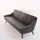 Mid-Century Teak and Leather 4-Seater Sofa by Svane Ekornes, 1960s
