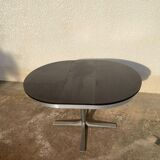Round dining table with extension cord