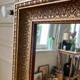 Large gilded wood mirror