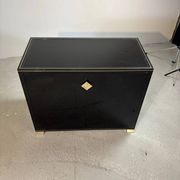 Small buffet Pierre Vandel black lacquered