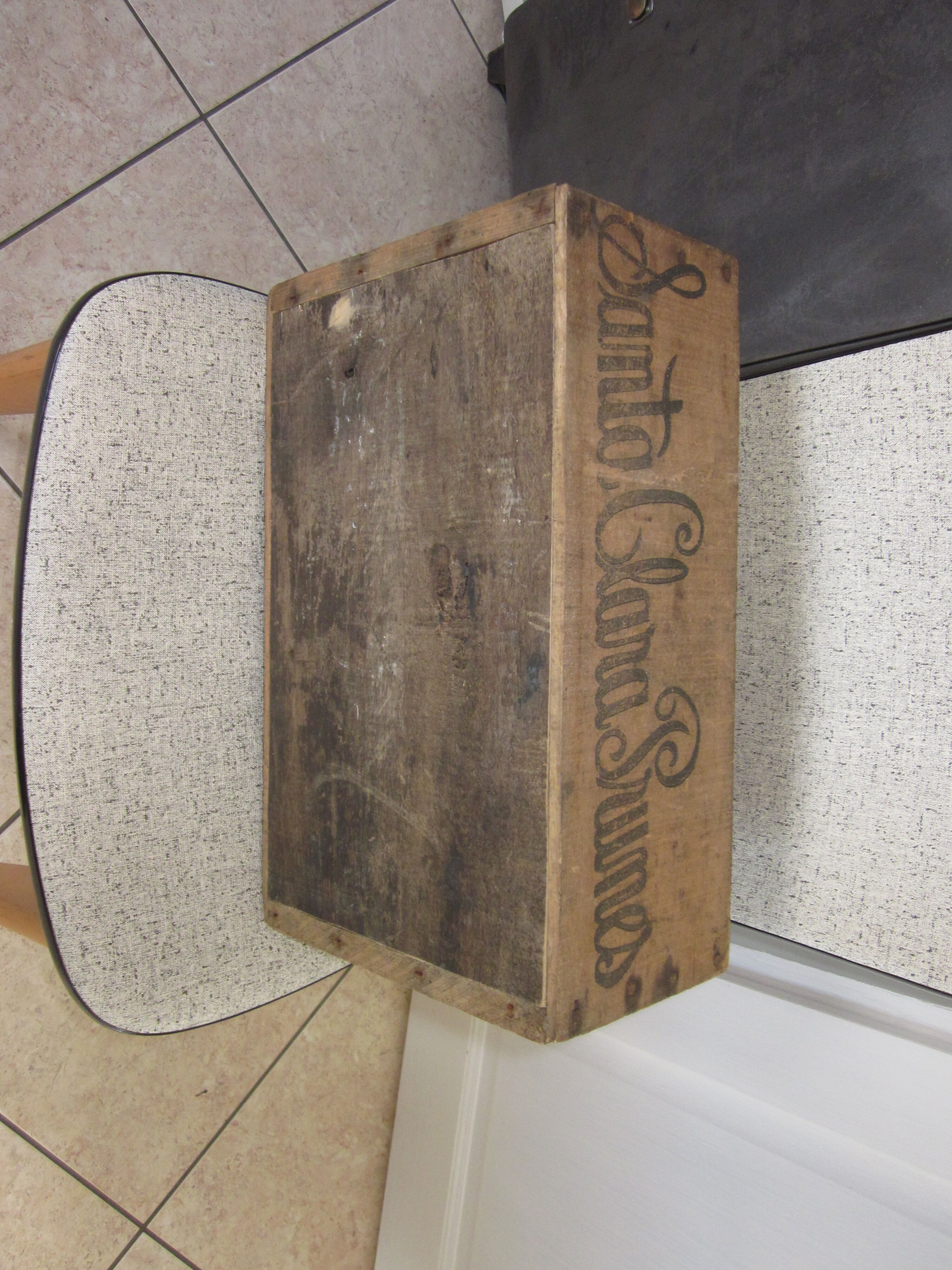 Old wooden santa clara prune