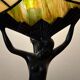 Lampe « éventail » art nouveau