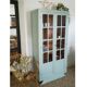 Glazed Parisian wardrobe, green water vintage wardrobe