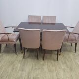 Mid-Century, Table and chair set, 1960s/70s.