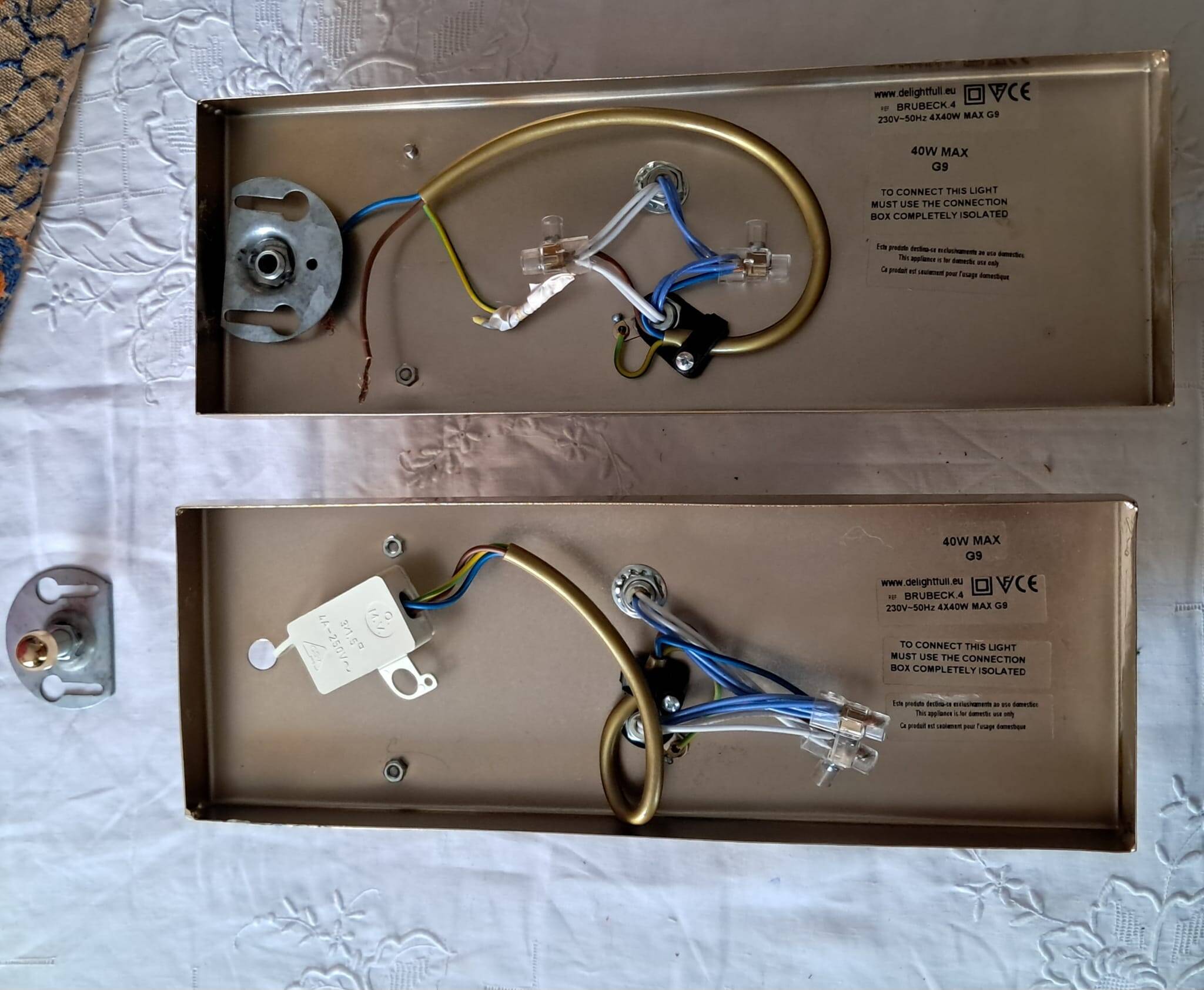 "Brubeck XL" Wall Sconces by DelightFULL – The Shine of Jazz in Your Home