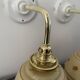 Pair of new electrified Art Deco wall lamps