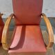 paire de fauteuils art déco, terracotta