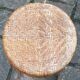 Wicker bar stool and bamboo cane