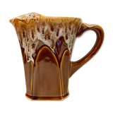 Enamelled ceramic pitcher from the 50s
