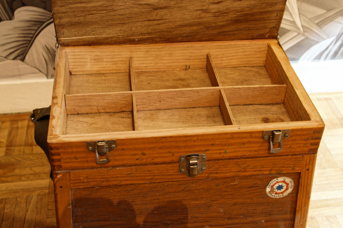 Fishing chest stool
