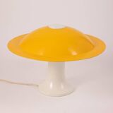 Vintage yellow table lamp from the 70s design by martinelli