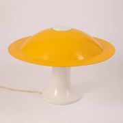 Vintage yellow table lamp from the 70s design by martinelli
